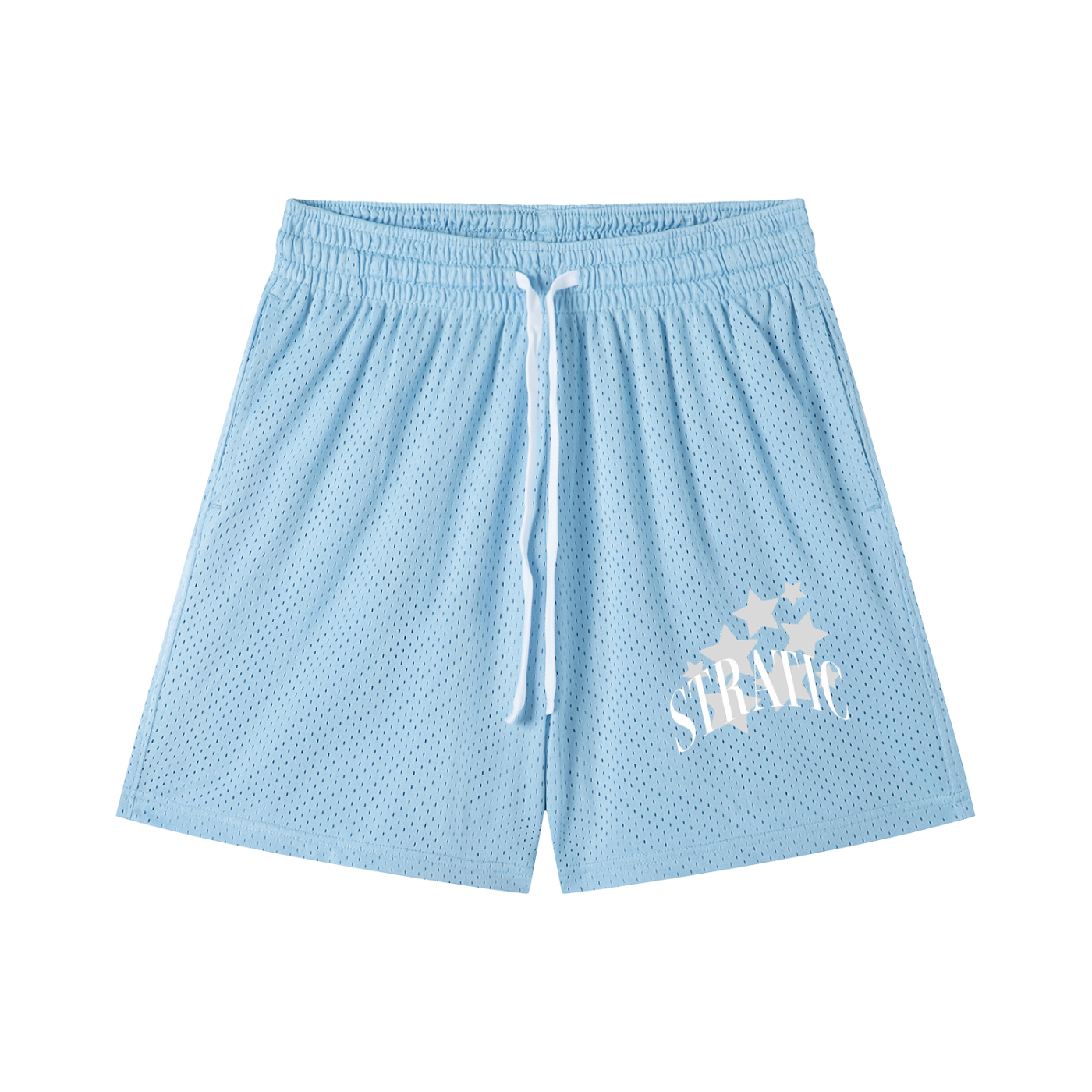 Mesh Drawstring Shorts