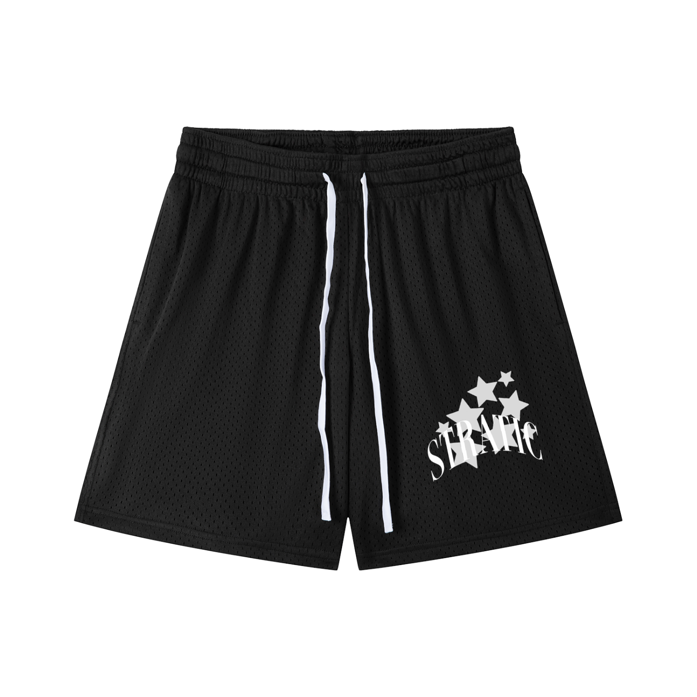 Mesh Drawstring Shorts